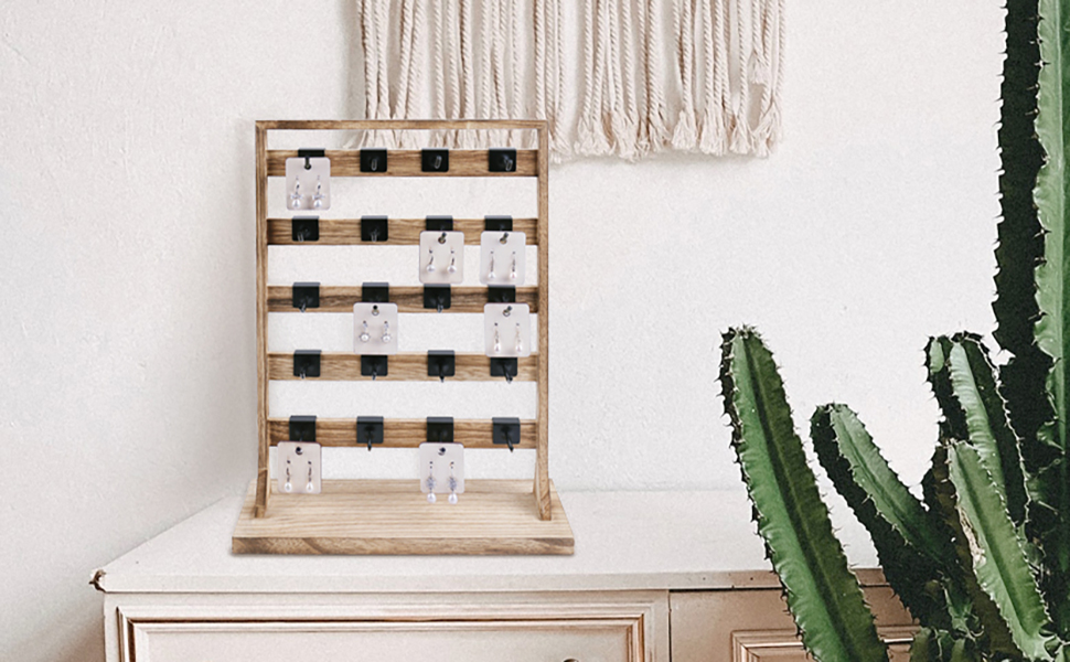 jewelry rack display wooden display rack keychain display rack earring displays for shows 